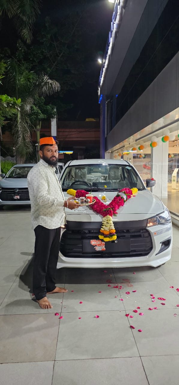 Traditional pooja for a new addition to the Pragati Tours and Travels fleet