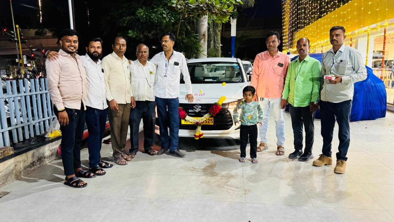 New car delivery for the Pragati Tours and Travels fleet - Aurangabad